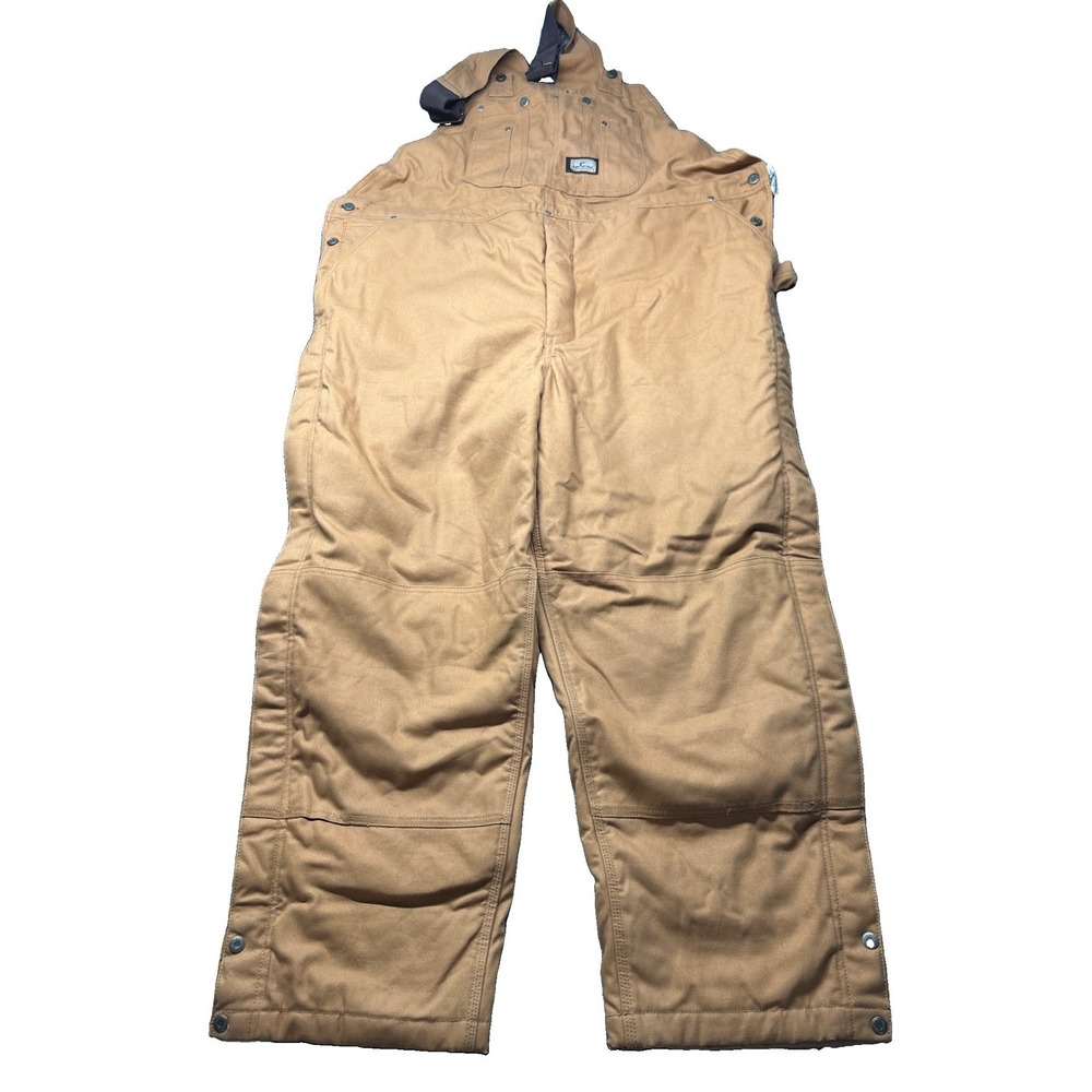 Big Smith men's overalls Insulated Winter 2X Large Brown Heavy Duty